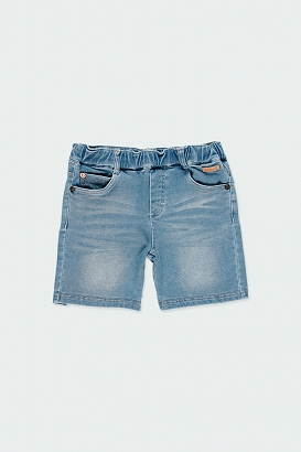 Boboli Basic Krótkie spodenki jeansowe chłopięce 59012-BLEACH