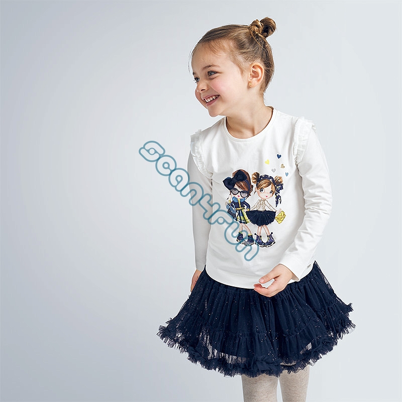 * Mayoral Spódnica tiul glitter 4953-094