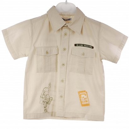 Kiki koszula chłopięca z krótkim rękawem KPO-9127, rozmiar 144