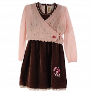 * Quadri Foglio komplet sukienka z bolerkiem 09-19-545-05, rozmiar 116 - 3