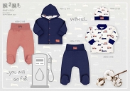 * NiNi Bluza niemowlęca dla chłopca ABN-2151 - 6