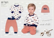 * NiNi Bluza niemowlęca dla chłopca ABN-2151 - 8