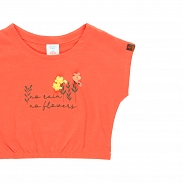 Boboli Van Life T-shirt dziewczęcy krótki 444147-3741 - 3