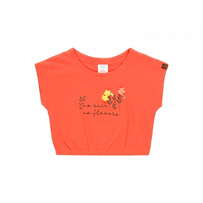 Boboli Van Life T-shirt dziewczęcy krótki 444147-3741