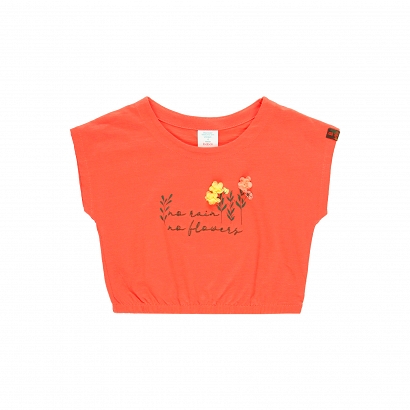 Boboli Van Life T-shirt dziewczęcy krótki 444147-3741