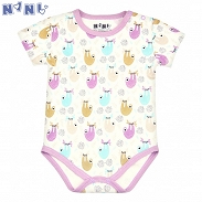 NiNi Body niemowlęce dziewczęce ABN-2524 z krótkim rękawem - 4