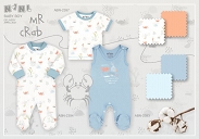 NiNi Body niemowlęce chłopięce ABN-2391 z krótkim rękawem - 5