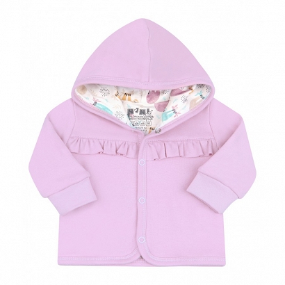 NiNi Dwuwarstwowa bluza niemowlęca dziewczęca ABN-2536