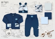 NiNi Bluza niemowlęca chłopięca ABN-2653 - 4