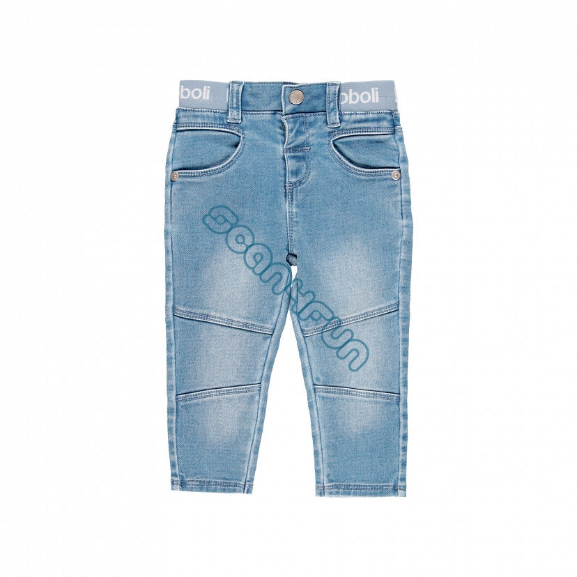 Boboli Coral Sea Spodnie jeansowe chłopięce 304018-BLEACH