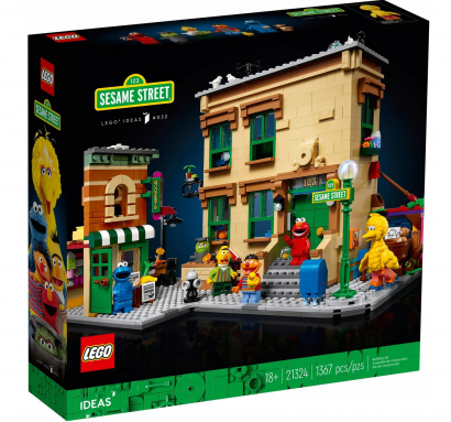 Zestaw LEGO Ideas 21324 Sesame Street – Ulica Sezamkowa