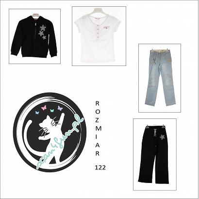 * Zestaw 8 dziewczynka rozmiar 122