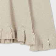 Mayoral Sweter z falbanką dla dziewczynki 6316-079  - 3