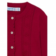 Mayoral Sweter dzianinowy dziewczęcy 2387-058 - 4