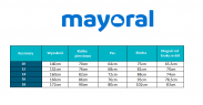 * Mayoral kombinezon jeansowy dziewczęcy 6812  - 5