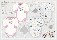 NiNi Body niemowlęce dla dziewczynki ABN-2502 - 6