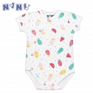 * NiNi Body niemowlęce, kopertowe dla dziewczynki ABN-2011, zapinane z przodu - 5