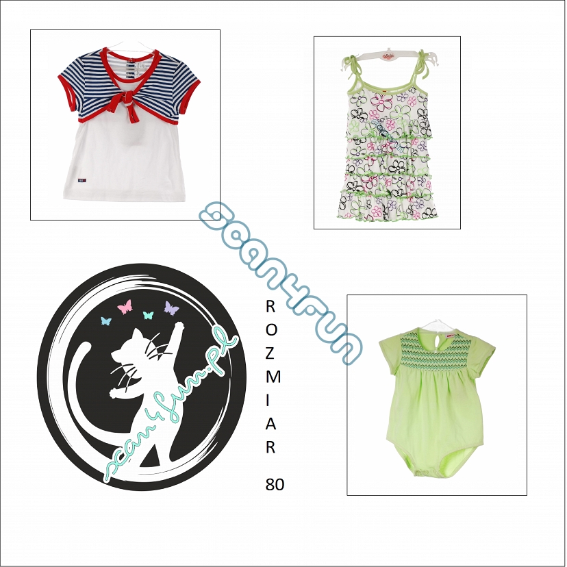 * Zestaw 3 dziewczynka rozmiar 80