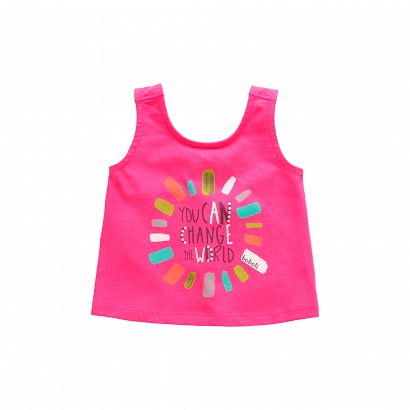 Boboli Natural Life Top dziewczęcy krótki 244033-3755