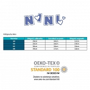 NiNi Półśpiochy dla dziewczynki ABN-2208 - 2