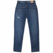 * Mayoral Spodnie jeansowe slouchy dla dziewczynki 7561-063 - 3