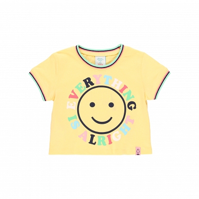 Boboli Girls Power Krótki T-shirt dziewczęcy 424145-1148