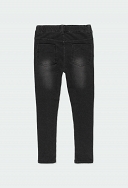 Boboli Basic Spodnie jeansowe dziewczęce 490014-BLACK - 2