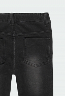 Boboli Basic Spodnie jeansowe dziewczęce 490014-BLACK - 4