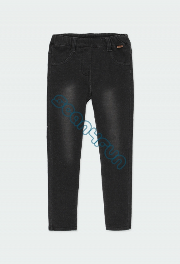 Boboli Basic Spodnie jeansowe dziewczęce 490014-BLACK