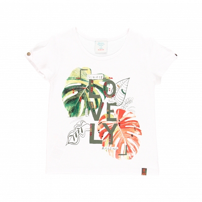 Boboli Van Life T-shirt dziewczęcy 444136-1100