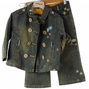 Mariquita spodnie dziewczęce jeans SL13B, rozmiar 92 - 2