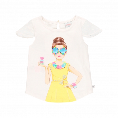 Boboli Chic Colorfull T-shirt dziewczęcy 724429-1100