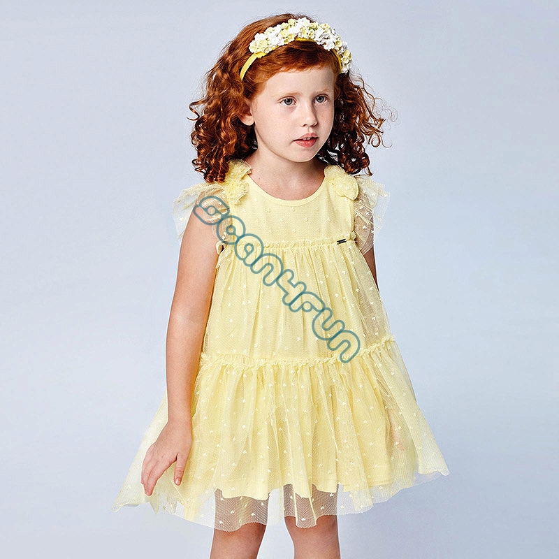 * Mayoral Sukienka tiulowa plumetti 3913-077