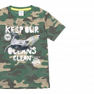Boboli Green Activist T-shirt chłopięcy moro 514178-9777 - 3