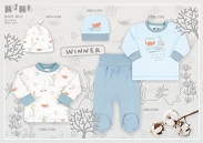 NiNi Dwustronna, bluza niemowlęca chłopięca ABN-2402 - 7