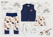 * NiNi Body niemowlęce chłopięce ABN-2707 - 9