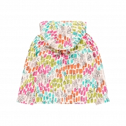 Boboli Natural Life Bluza dziewczęca z odpinanym kapturem 244123-9829 - 2