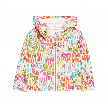 Boboli Natural Life Bluza dziewczęca z odpinanym kapturem 244123-9829