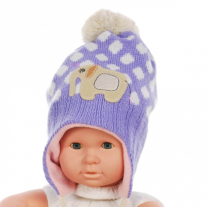 * Scorpio Czapka dziewczęca Matylda rozmiar 46, 9-12 miesięcy