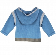 Mini Minoti Sweterek z kapturem rozmiar 62/68 - 2