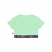 Boboli Girls Power Krótki T-shirt dziewczęcy 424022-4531 - 2