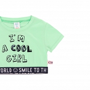 Boboli Girls Power Krótki T-shirt dziewczęcy 424022-4531 - 3