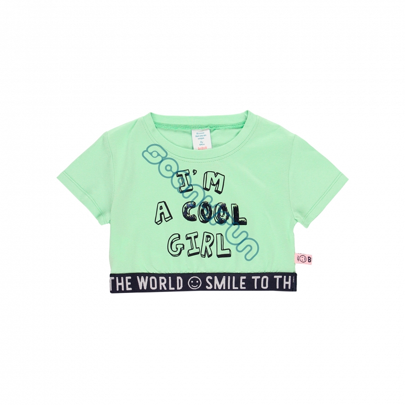 Boboli Girls Power Krótki T-shirt dziewczęcy 424022-4531