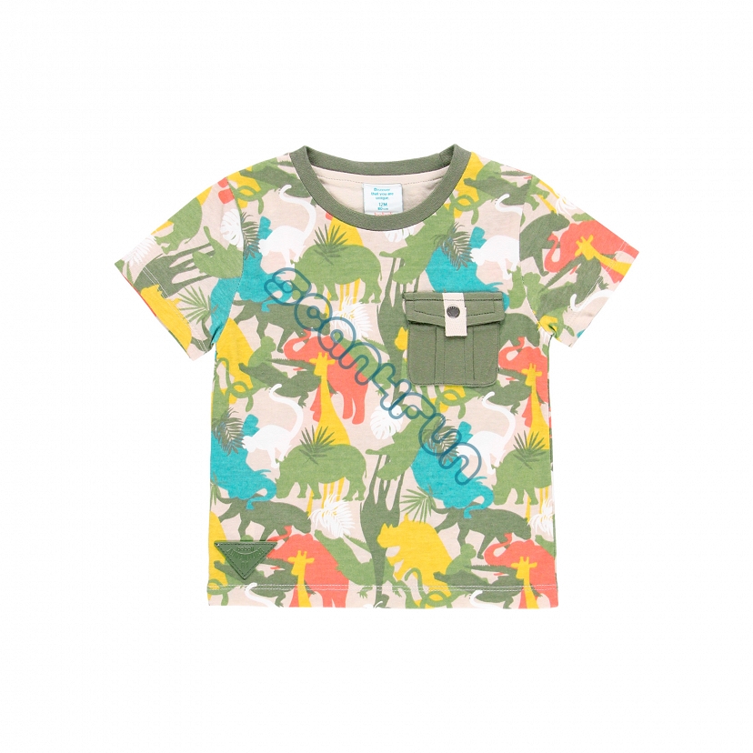 Boboli Born To Be Wild T-shirt chłopięcy 334077-9834