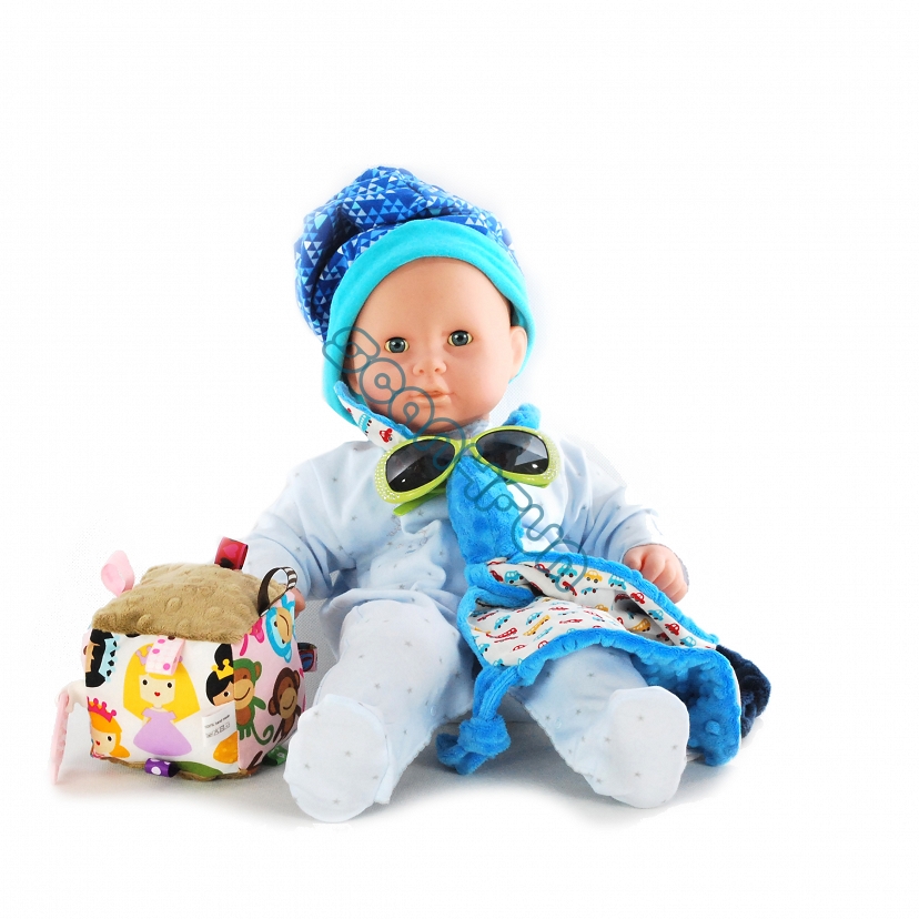 PiKi Czapka i komin Trójkąty, rozmiar 48-50cm, 2-3 lata