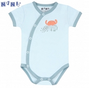 NiNi Kopertowe body niemowlęce chłopięce ABN-2387 z krótkim rękawem - 4