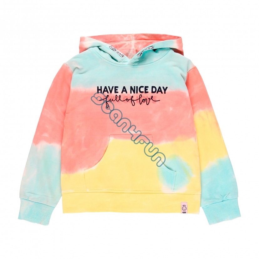 Boboli Girls Power Bluza dziewczęca z kapturem 424190-3751