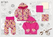 NiNi Bluza niemowlęca dziewczęca ABN-2792 - 5