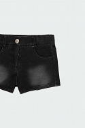 Boboli Basic Spodenki jeansowe dziewczęce 490081-BLACK - 3