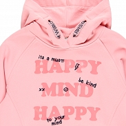 Boboli Girls Power Bluza dziewczęca z kapturem 424202-3751 - 3